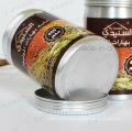 400ml Aluminum Tea Tin Can with Silkscreen Printing on Lid